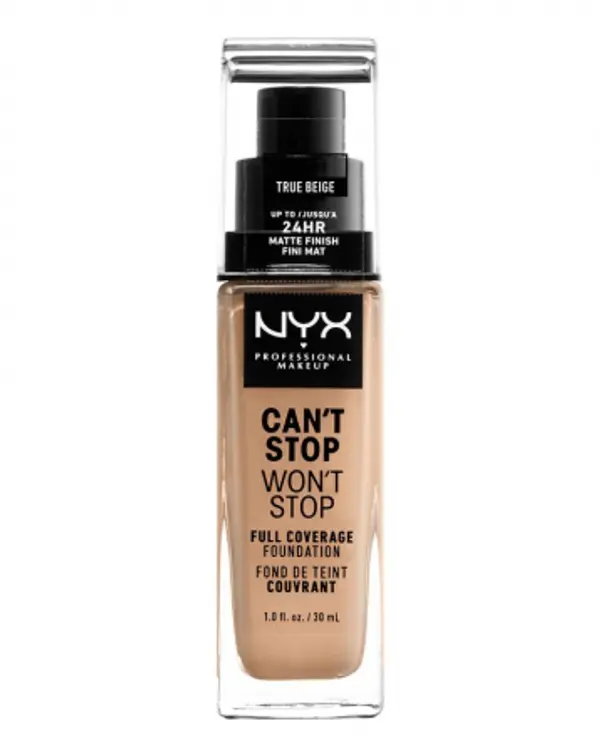 NYX Professional Makeup NYX Professional Makeup tekući puder - Can't Stop Won't Stop Full Coverage Foundation - True Beige