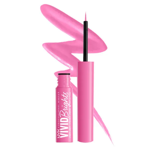 NYX Professional Makeup NYX Professional Makeup Vivid Brights Colored Liquid Eyeliner - Don't Pink Twice (VBLL08)