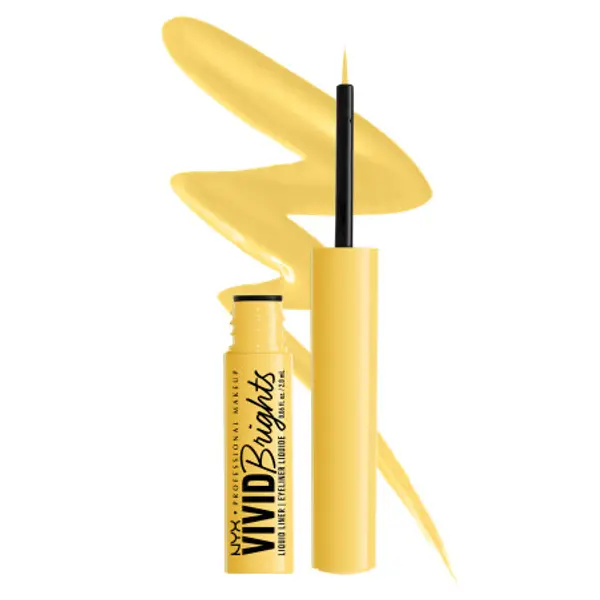 NYX Professional Makeup NYX Professional Makeup Vivid Brights Colored Liquid Eyeliner - Had Me At Yellow (VBLL03)