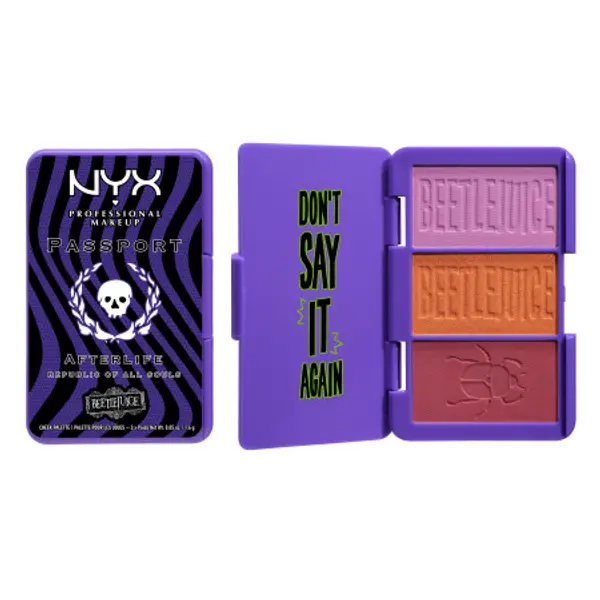 NYX Professional Makeup NYX Professional Makeup X Beetlejuice Cheek Palette - Afterlife Passport