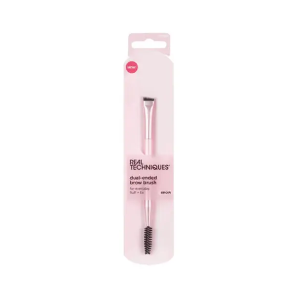 Real Techniques Real Techniques Dual-Ended Brow Brush - dvobojna četkica za obrve
