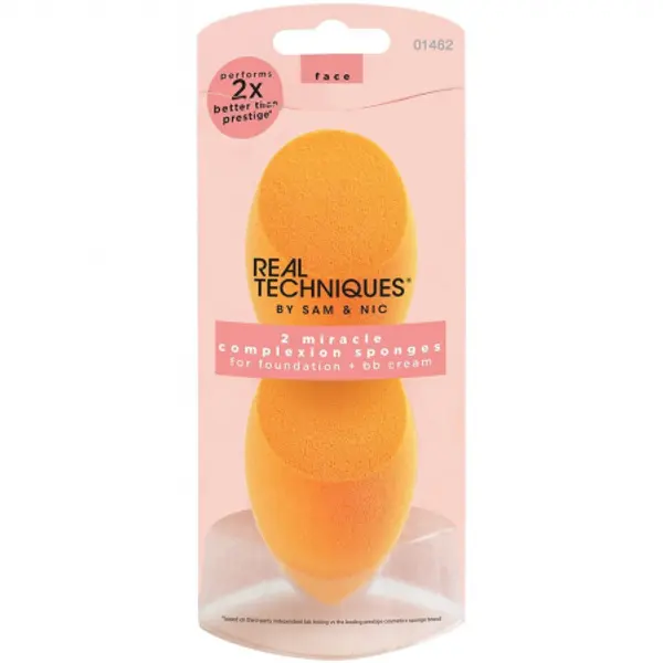 Real Techniques Real Techniques Miracle Complexion Sponge 2 Pack - 2 spužvice za puder
