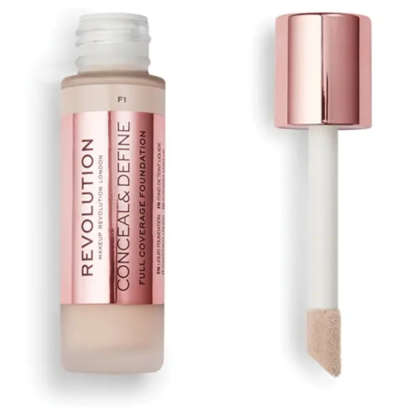 Revolution Revolution tekuća podloga - Conceal & Define Full Coverage Foundation - F1