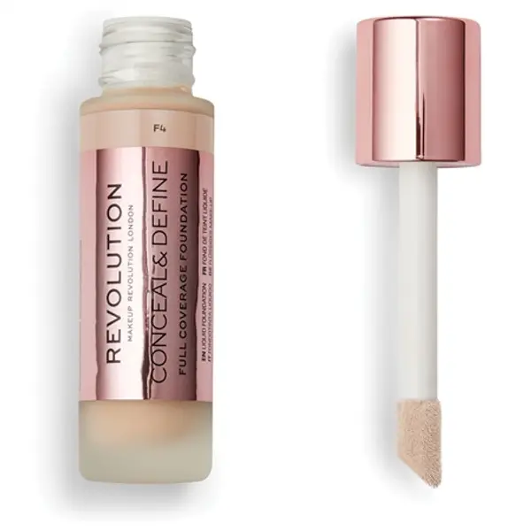 Revolution Revolution tekuća podloga - Conceal & Define Full Coverage Foundation - F4