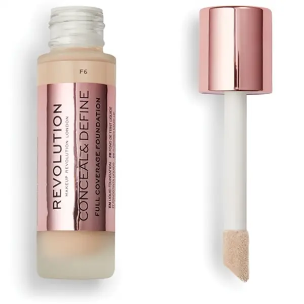 Revolution Revolution tekuća podloga - Conceal & Define Full Coverage Foundation - F6