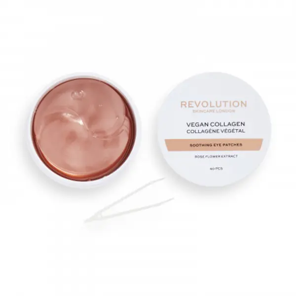 Revolution Skincare Revolution Skincare flasteri za područje ispod oka - Rose Gold Vegan Collagen Soothing Undereye Patches
