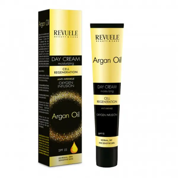 Revuele Revuele dnevna krema za lice - Argan Oil Moisturizing Day Face Cream Anti-Wrinkle