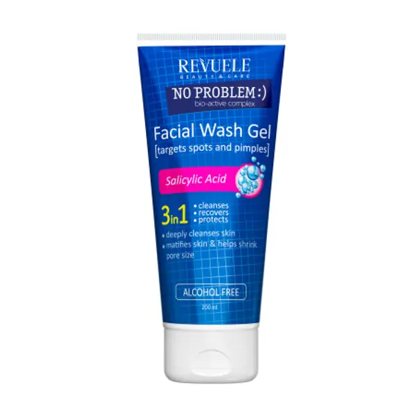 Revuele Revuele gel za čišćenje - No Problem Washing Gel Anti-Acne & Pimples With Salicylic Аcid