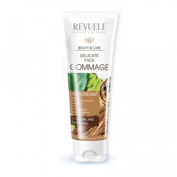 Revuele Revuele gel za dubinsko čišćenje - Dеlicate Face Gommage With Cafeine, Cosmetic Clay and Cinnamon Extract