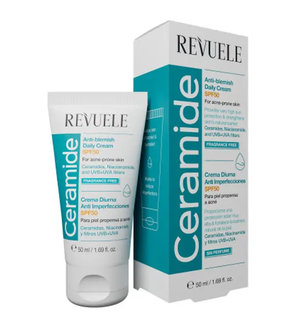 Revuele Revuele krema - Ceramide Anti-Blemish Daily Cream SPF50