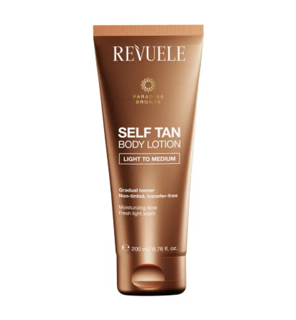 Revuele Revuele losion za samotamnjenje tijela - Self Tan Body Lotion - Light To Medium