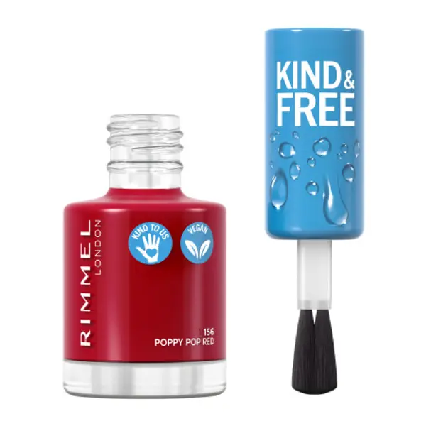 Rimmel London Rimmel London Kind & Free Nail Polish - 156 Poppy Pop Red