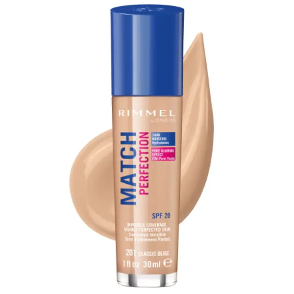 Rimmel London Rimmel London Match Perfection Foundation - 201 Classic Beige