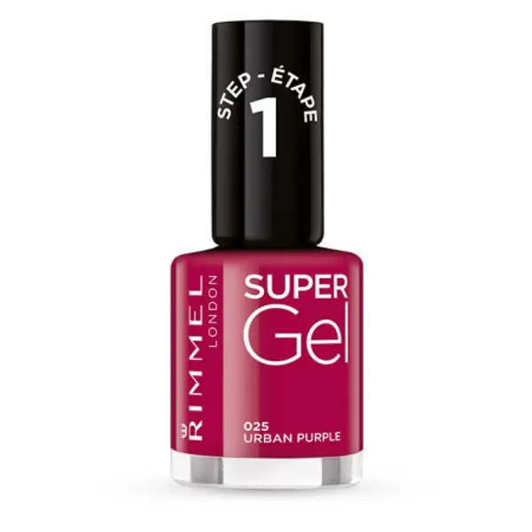 Rimmel London Rimmel London Super Gel Nail Polish - 25 Urban Purple