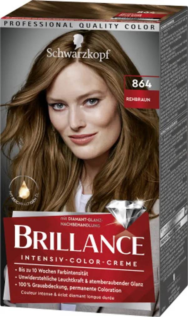 Schwarzkopf Brillance Schwarzkopf Brillance boja za kosu - Intensive Color Cream - 864 Fawn