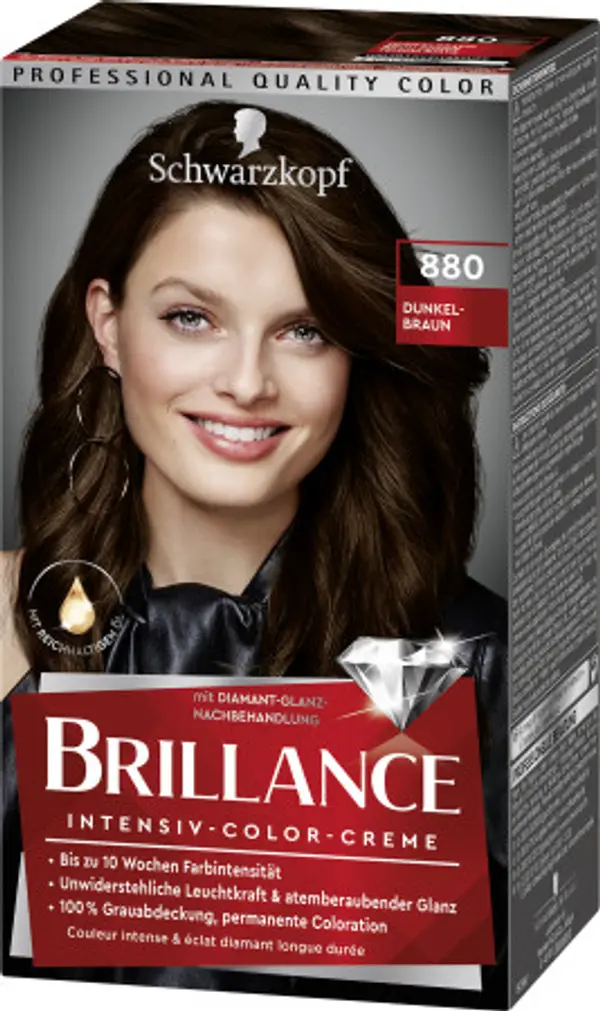 Schwarzkopf Brillance Schwarzkopf Brillance boja za kosu - Intensive Color Cream - 880 Dark Brown
