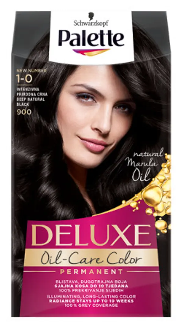Schwarzkopf Palette Schwarzkopf Palette boja za kosu  -  Deluxe - 1-0 Deep Natural Black