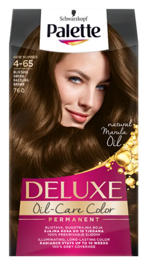 Schwarzkopf Palette Schwarzkopf Palette boja za kosu - Deluxe - 4-65 Dazzling Brown