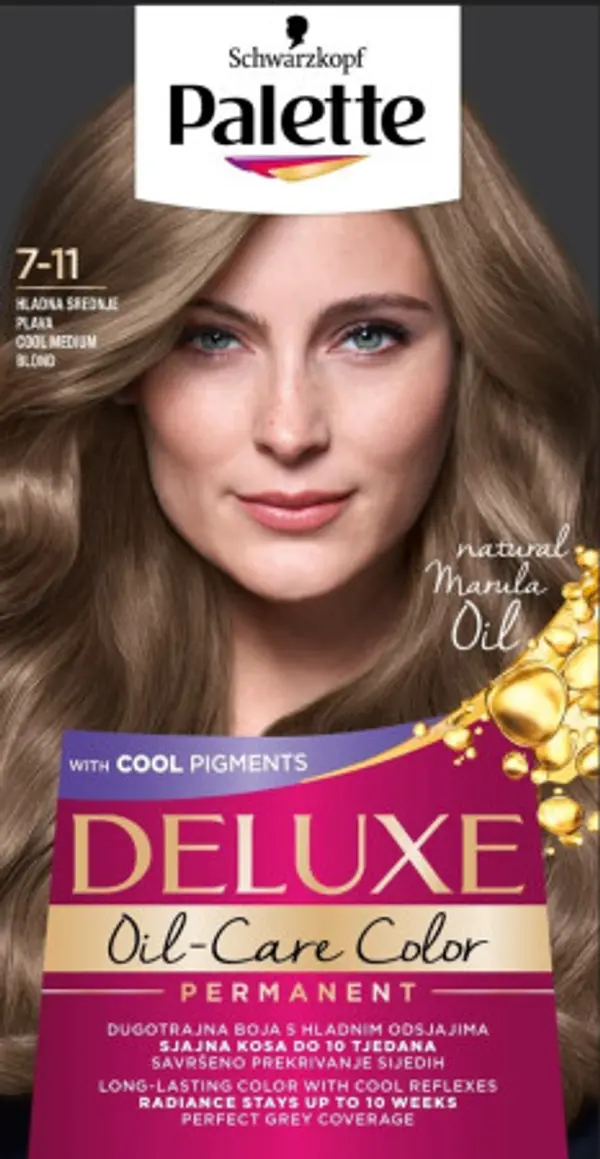 Schwarzkopf Palette Schwarzkopf Palette Deluxe - 7-11 Cool Medium Blond