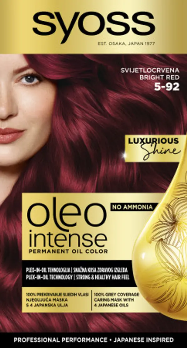 Syoss Syoss intenzivna postojana uljana boja - Oleo Intense Permanent Oil Color - 5-92 Bright Red