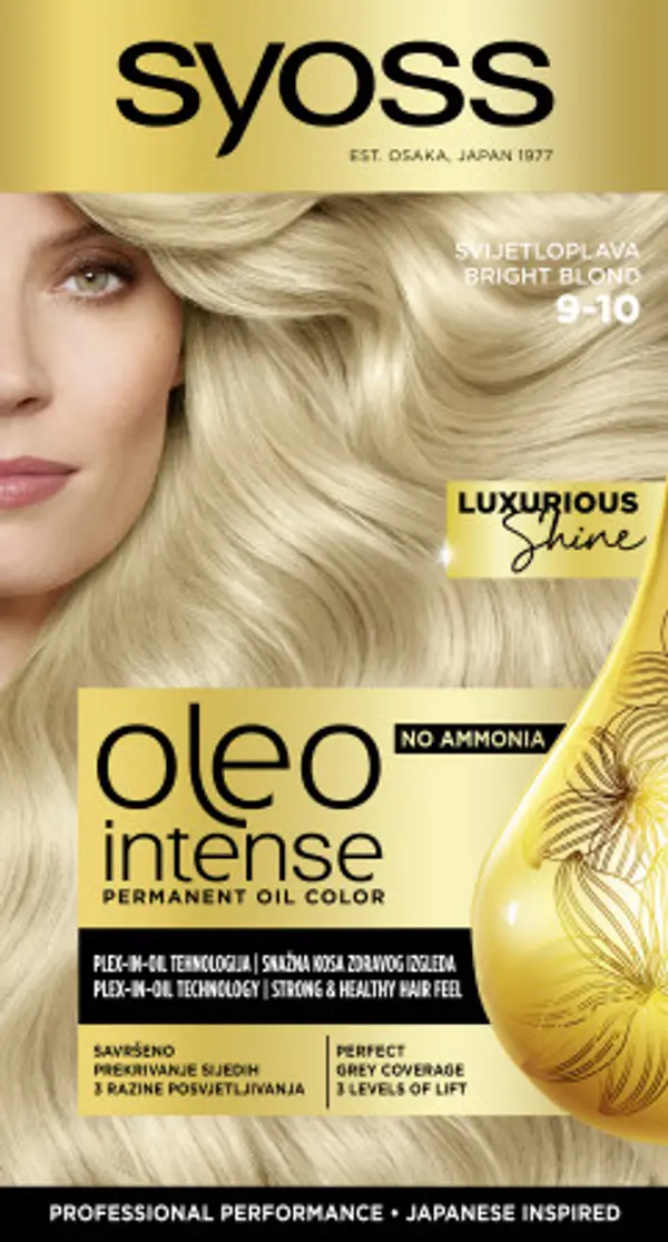 Syoss Syoss intenzivna postojana uljna boja - Oleo Intense Permanent Oil Color - 9-10 Bright Blond