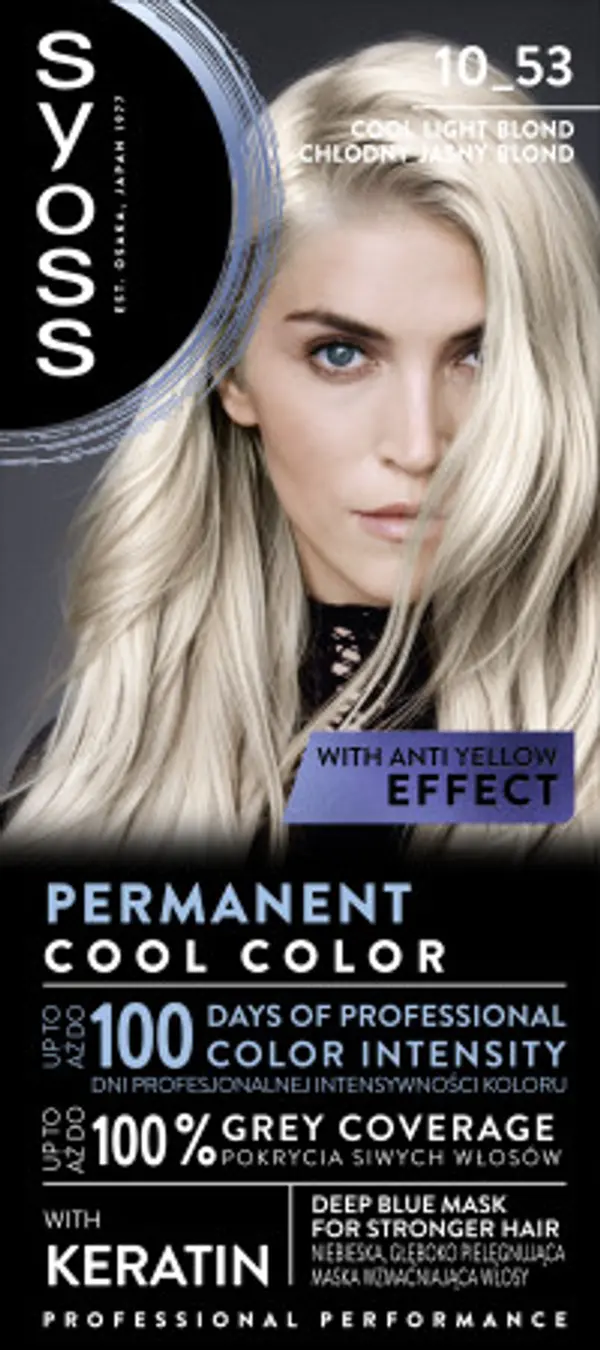 Syoss Syoss trajna boja - Professional Performance Permanent Color - 10_53 Cool Light Blonde