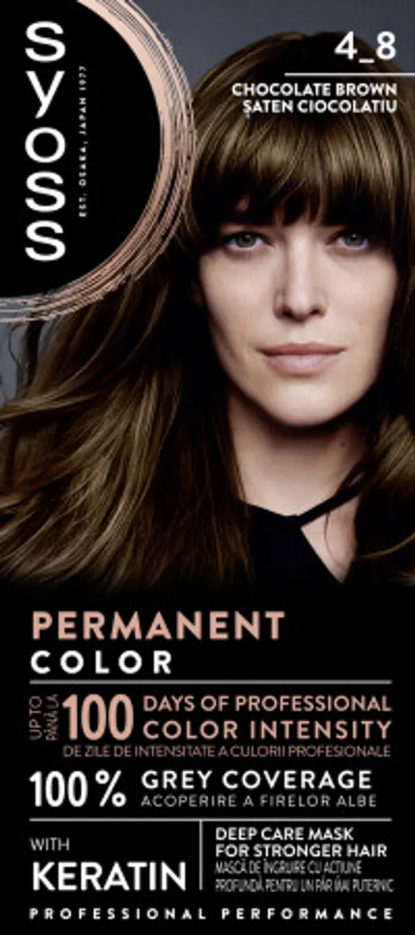 Syoss Syoss trajna boja za kosu - Permanent Coloration - 4_8 Chocolate Brown- 4_8 čokoladno smeđa