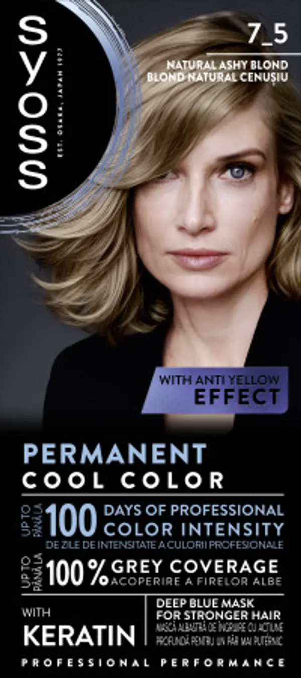 Syoss Syoss trajna boja za kosu - Permanent Coloration - 7_5 Natural Ashy Blond