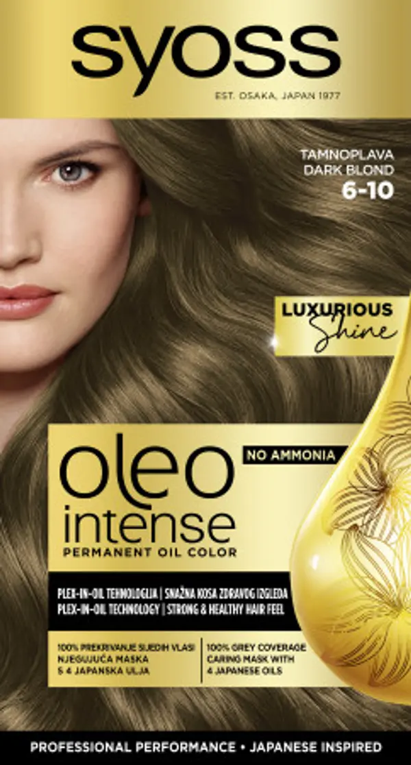 Syoss Syoss trajna uljana boja za kosu - Oleo Intense - 6-10 Dark Blond