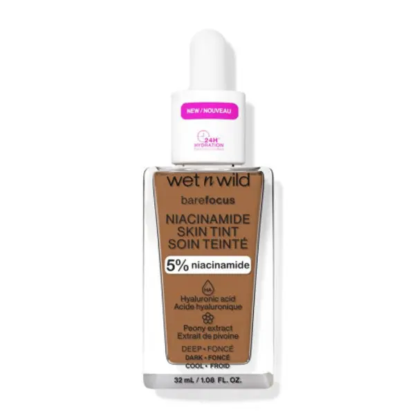 wet n wild wet n wild  Bare Focus Niacinamide Skin Tint - Deep