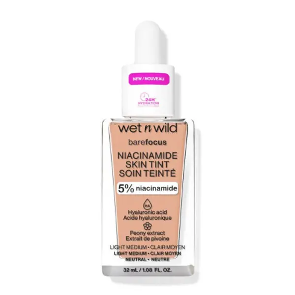 wet n wild wet n wild  Bare Focus Niacinamide Skin Tint - Light Medium