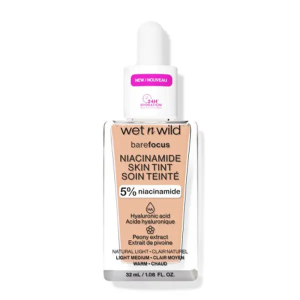wet n wild wet n wild  Bare Focus Niacinamide Skin Tint - Natural Light