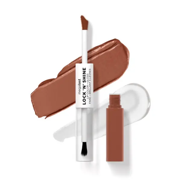 wet n wild wet n wild MegaLast Lock 'N' Shine Lip Color + Gloss - Lotus Petal