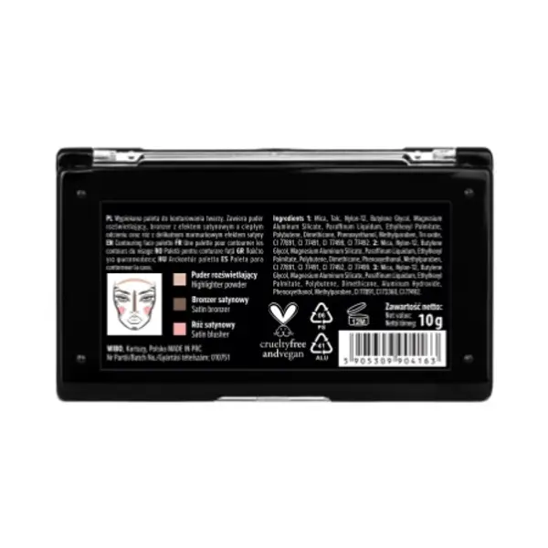 Wibo Wibo 3 STEPS BAKED CONTOURING PALETTE