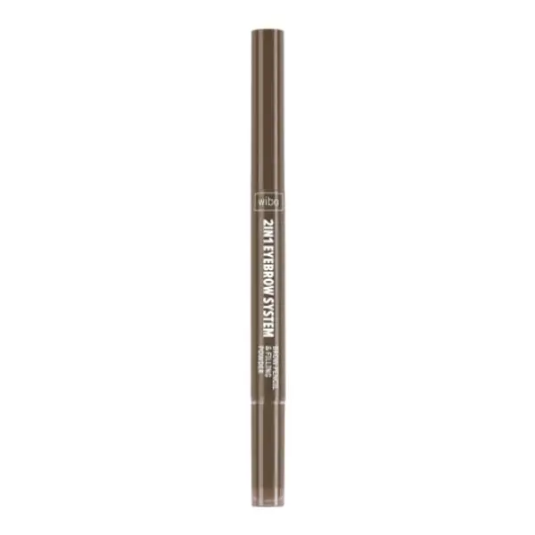Wibo Wibo duo olovka za obrve - 2in1 Eyebrow System Brow Pencil & Filling Powder - 01