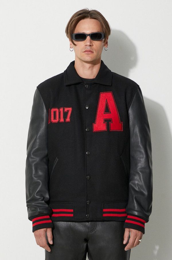 1017 ALYX 9SM Vunena bomber jakna 1017 ALYX 9SM boja: crna, za prijelazno razdoblje