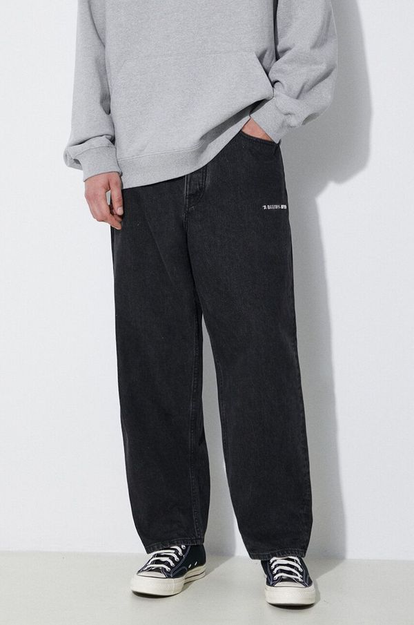 A Bathing Ape Traperice A Bathing Ape Metal Logo Pin Denim Pants za muškarce, 1J80150053