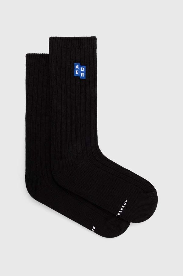Ader Error Čarape Ader Error TRS Tag Socks za muškarce, boja: crna, BMSGFYAC0301