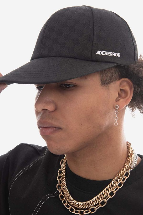 Ader Error Kapa sa šiltom Ader Error Cap boja: crna, s aplikacijom, BMADSSHW0206BK-BK