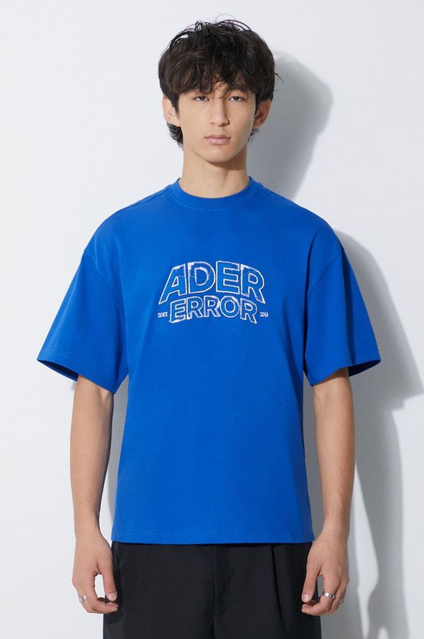 Ader Error Majica kratkih rukava Ader Error Edca Logo T-shirt za muškarce, s aplikacijom, BMADFWTS0104