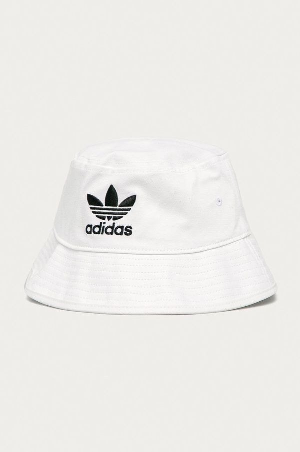 adidas Originals adidas Originals - Šešir Adicolor Trefoil Bucket FQ4641.M FQ4641.M-WHITE