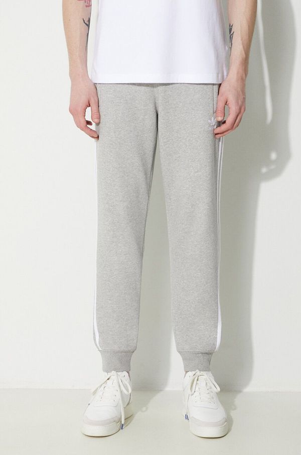adidas Originals Donji dio trenirke adidas Originals 3-Stripes Pant boja: siva, melanž, IM9318