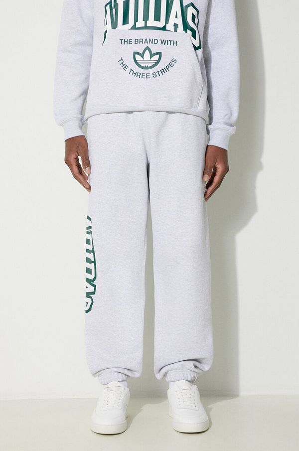 adidas Originals Donji dio trenirke adidas Originals VRCT Pants boja: siva, s tiskom