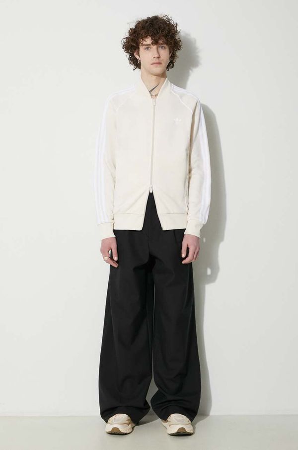 adidas Originals Dukserica adidas Originals Adicolor Classics SST za muškarce, boja: bež, s aplikacijom, IR9864