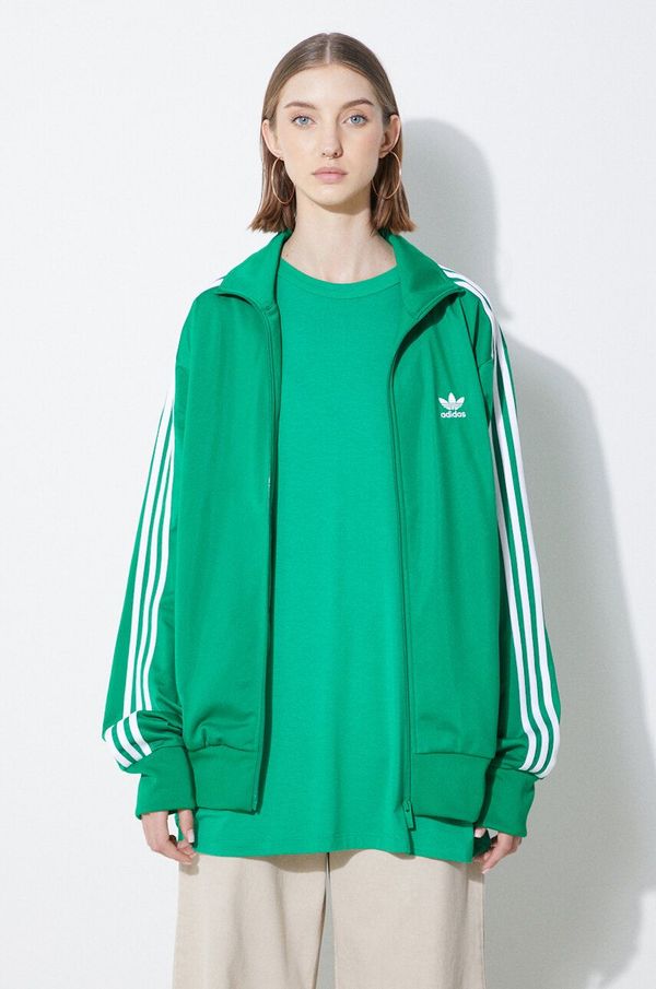 adidas Originals Dukserica adidas Originals za muškarce, boja: zelena, s aplikacijom, IU0762