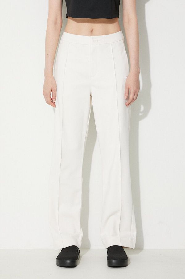 adidas Originals Hlače adidas Club HW Pants IB5800 za žene, boja: bež, ravni kroj, visoki struk, IB5800-cream