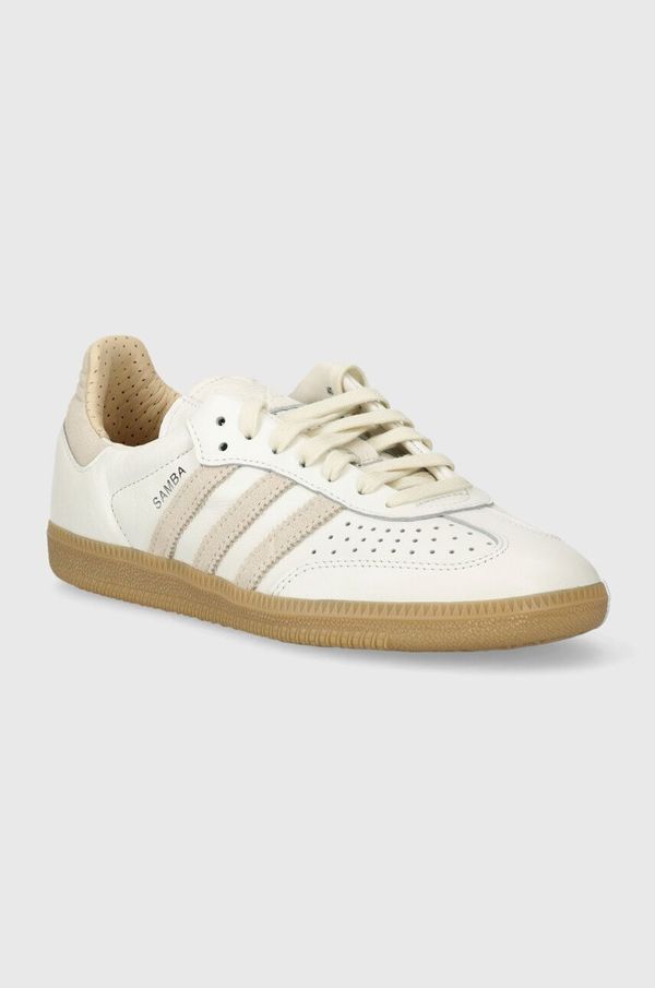 adidas Originals Kožne tenisice adidas Originals Samba OG boja: bijela, IG1376