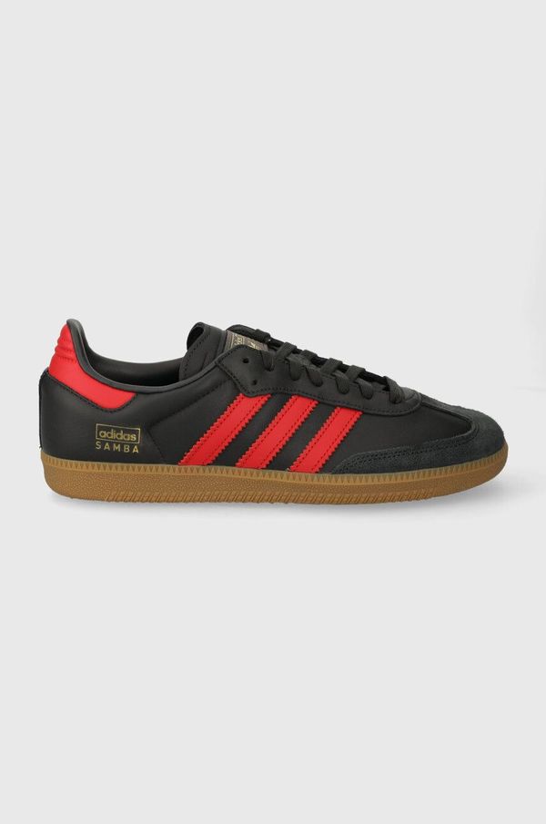 adidas Originals Kožne tenisice adidas Originals Samba OG boja: siva, IG6173