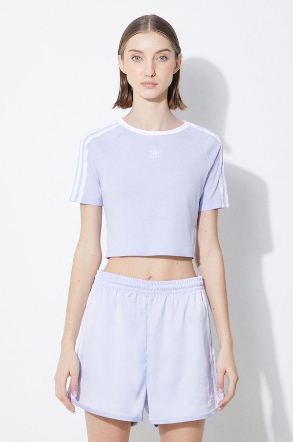 adidas Originals Majica kratkih rukava adidas Originals za žene, boja: ljubičasta, IP0658