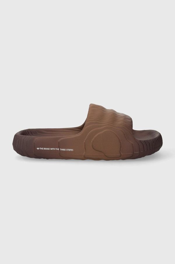adidas Originals Natikače adidas Originals Adilette 22 za muškarce, boja: smeđa, IG7493